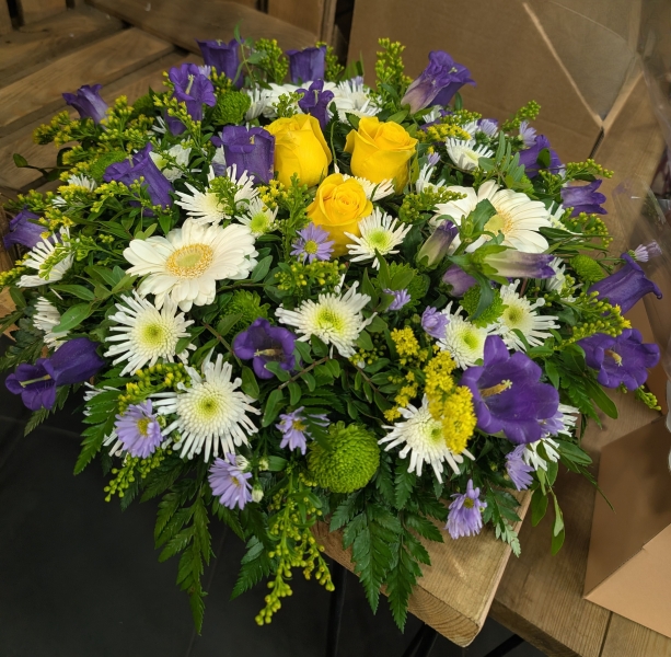 Purple and Lemon Classic Posy