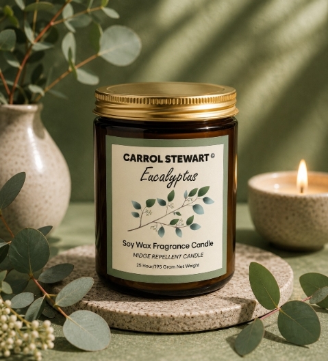 Eucalyptus Hand made candle